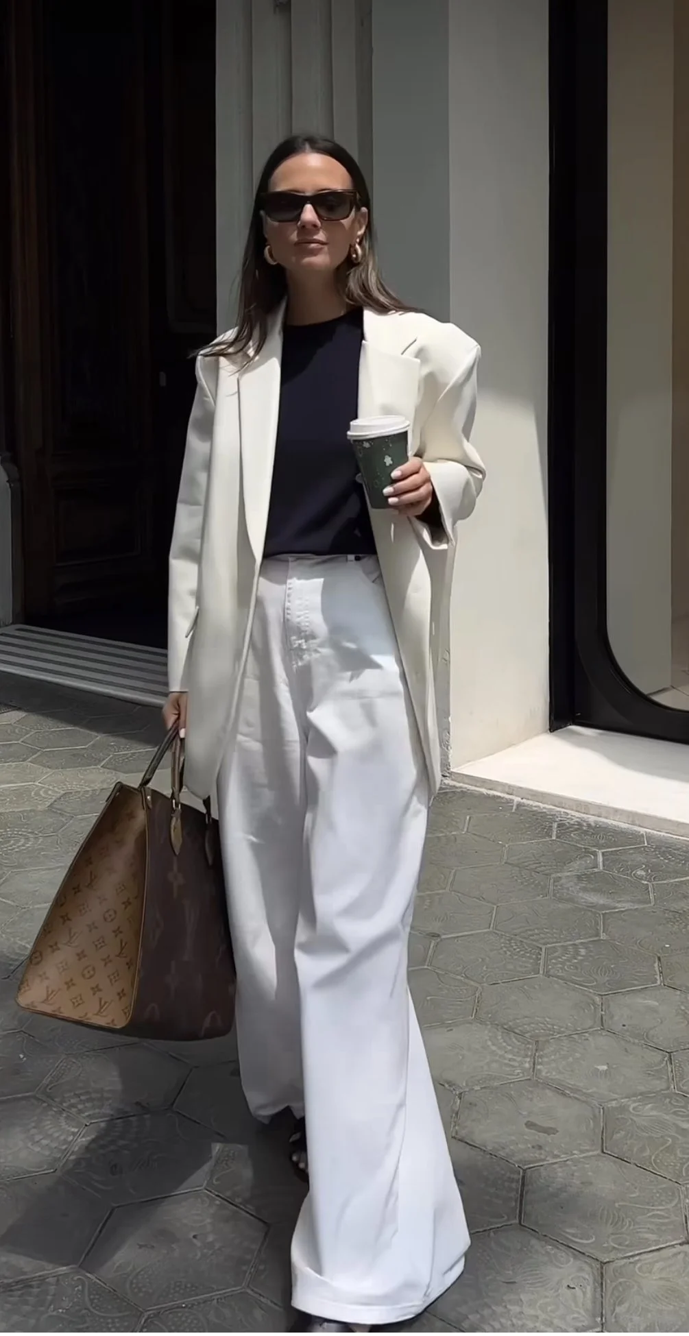 Black grey online and white outfits